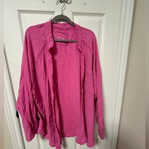 Aerie pink pool to party cover up